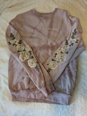 Civil Regime Roses x Tie-dye Crewneck